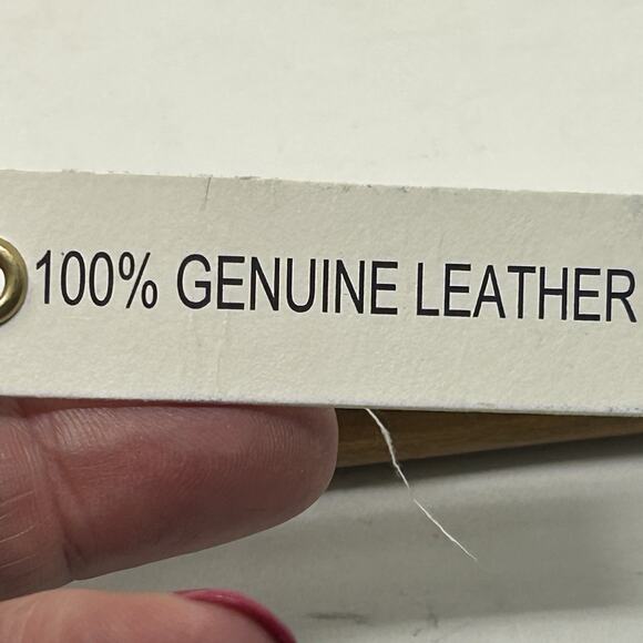 Luana Italy Leather Bucket Hobo Bag Navy Blue Leather Silver Tone Hardware New - Picture 9 of 13